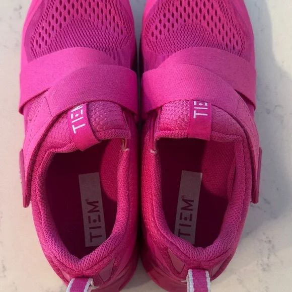 TIEM Women's Pink Athletic Shoes - Picture 6 of 8